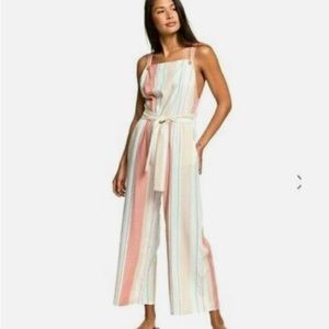 Roxy Striped Jumpsuit